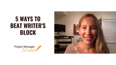 5 ways to beat writer's block